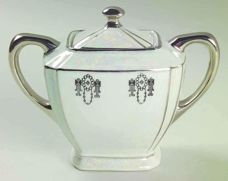 Colonial Sugar Bowl & Lid by Oakland-1