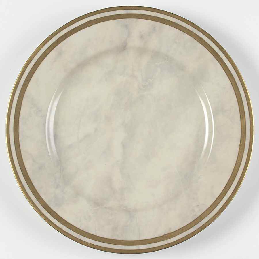 Ivory Florentine 12" Chop Plate (Round Platter) by Oscar De La Renta-1