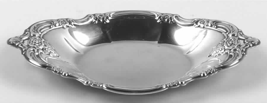 Silver Artistry (Silverplate, Hollowware) Large Silverplate Bon Bon Bowl by Oneida Silver-1