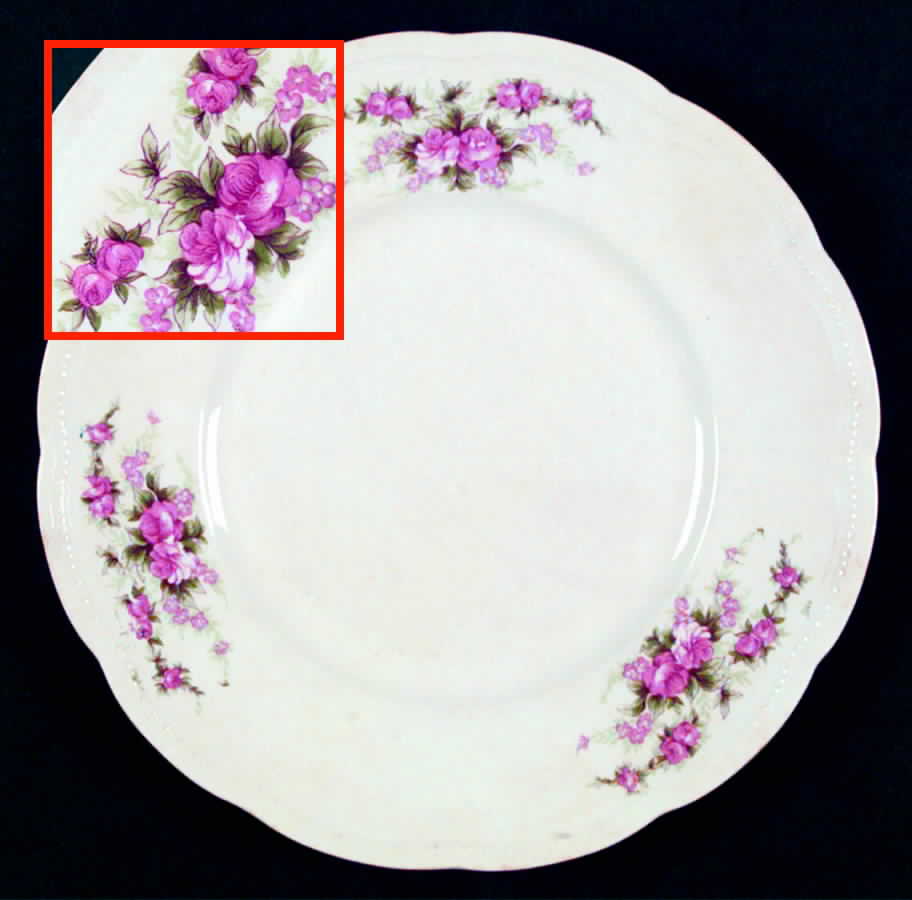 OWE8 Luncheon Plate by Edward J Owen China-1