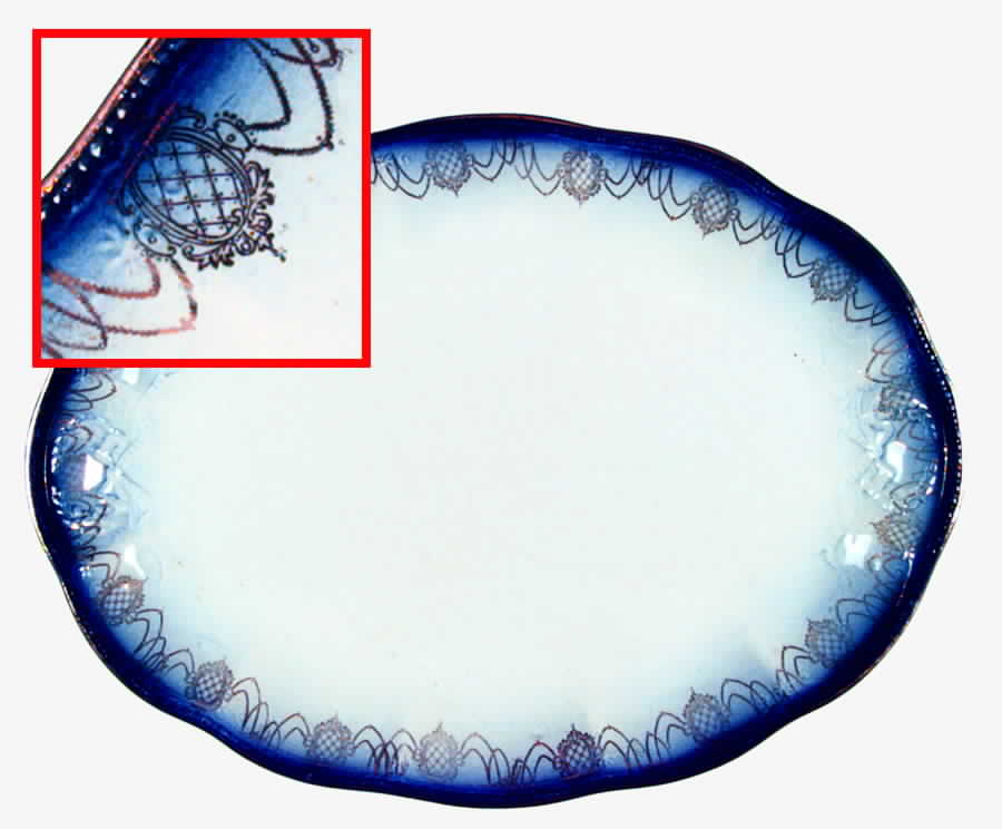 OWE9 12" Oval Serving Platter by Edward J Owen China-1
