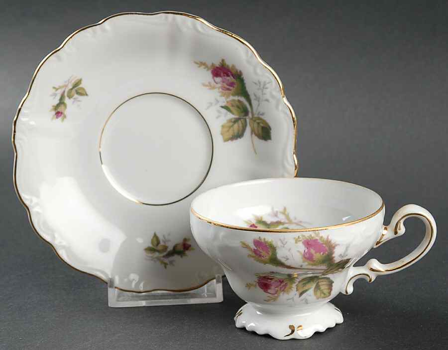 OHT3 Footed Demitasse Cup & Saucer Set by Ohata-1