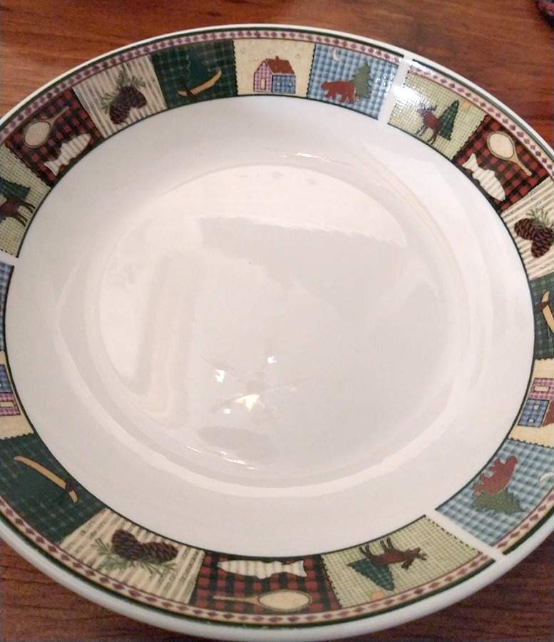 Lodge Patchwork Dinner Plate by Oneida-1