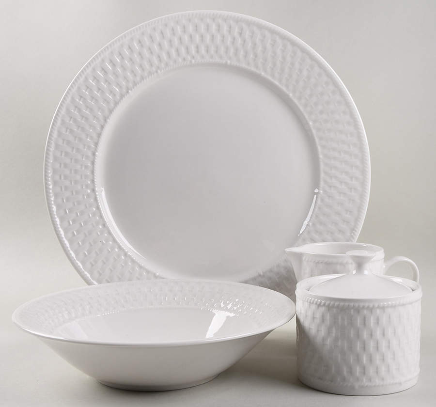 Wicker 5 Piece Hostess Set by Oneida-1