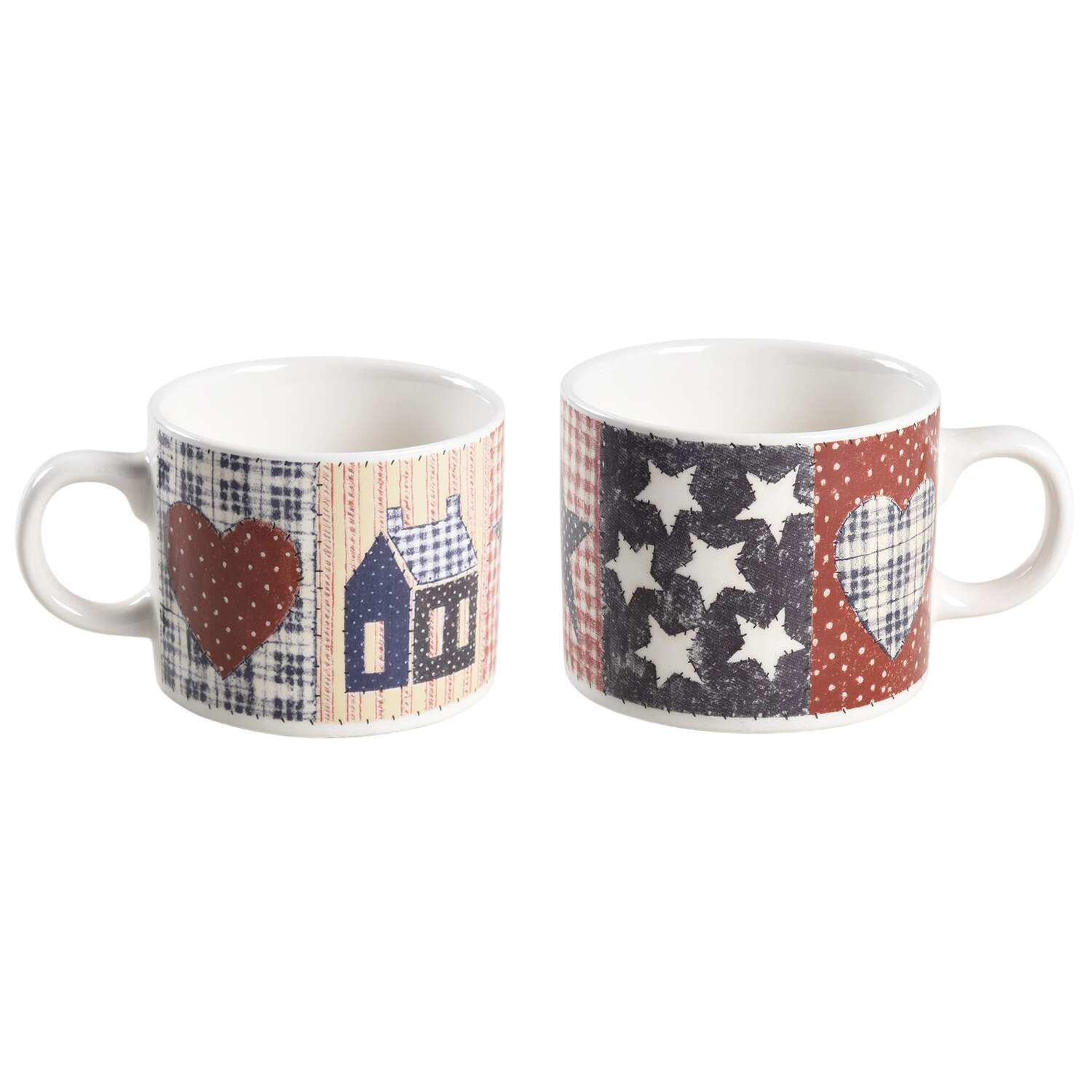 American Quilt Flat Cup (Uses Bread & Butter Saucer) by Oneida-1