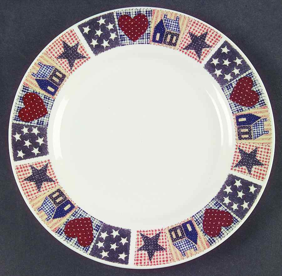 American Quilt Salad Plate by Oneida-1