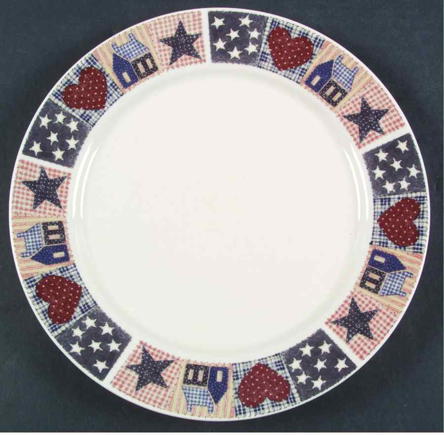 American Quilt Dinner Plate by Oneida-1