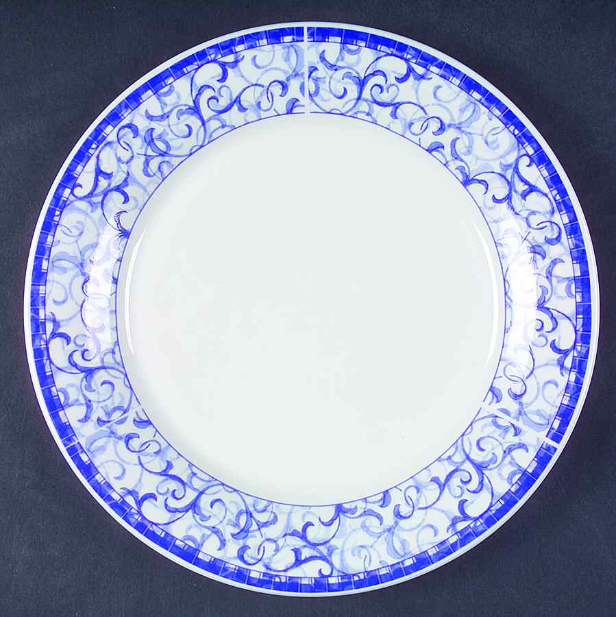 Blue Trellis Dinner Plate by Oneida-1