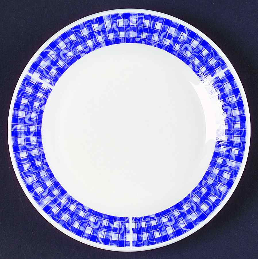 Blue Trellis Salad Plate by Oneida-1