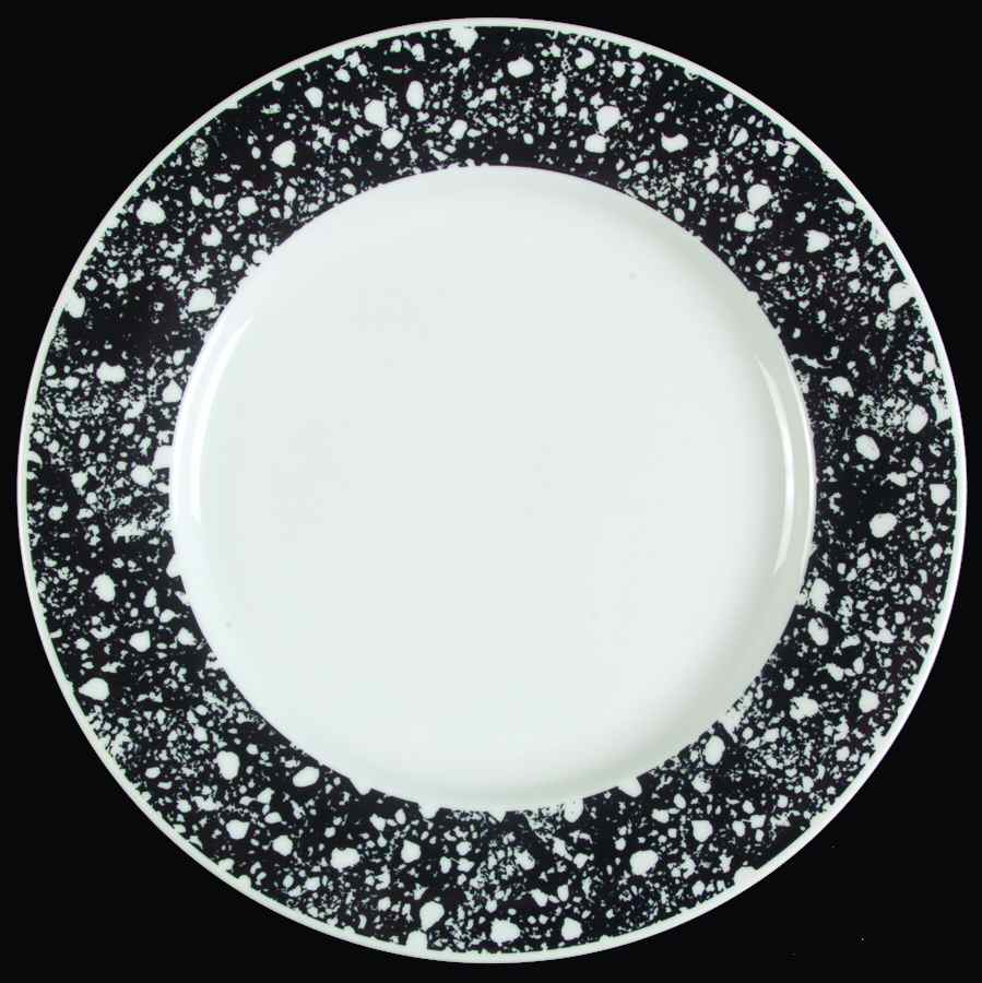 Satya Black 12" Chop Plate (Round Platter) by Ohm Japan-1