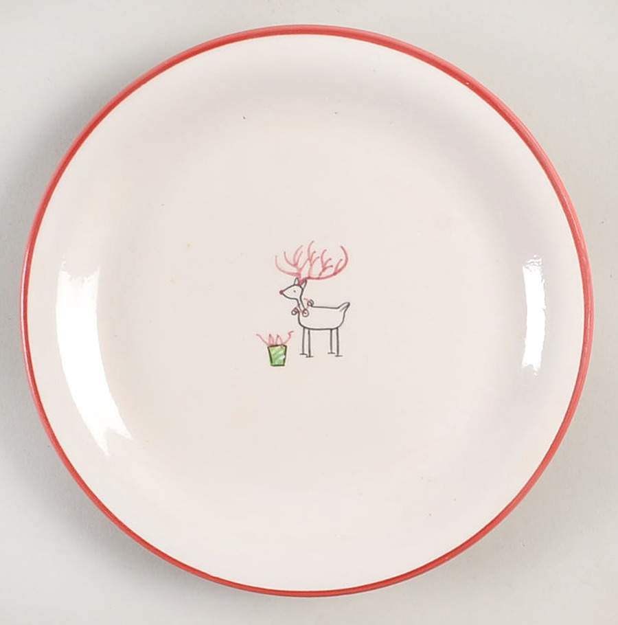 Holiday Friends Appetizer Plate by Omni Ware-1
