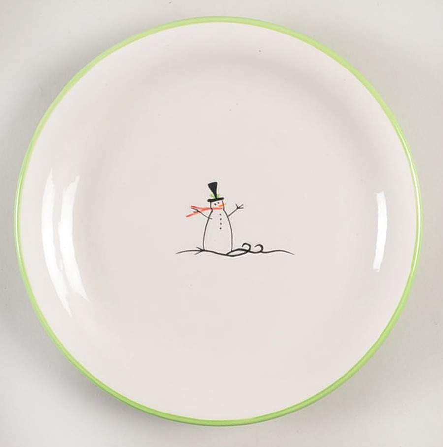 Holiday Friends Appetizer Plate by Omni Ware-1