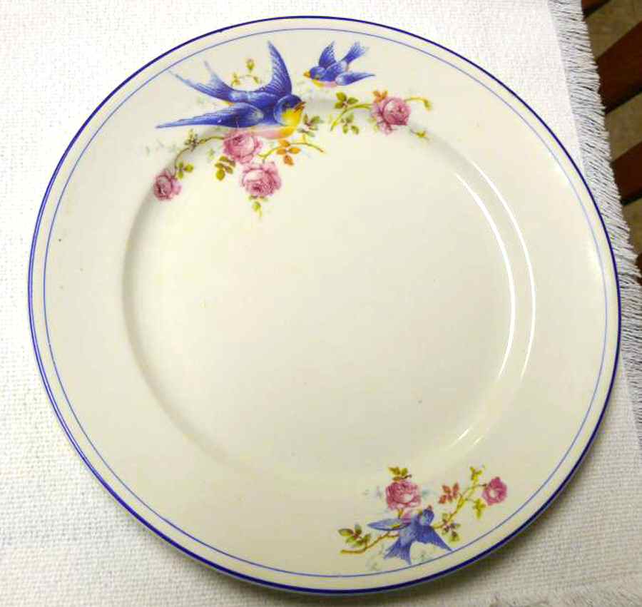 OWE25 Luncheon Plate by Edward J Owen China-1