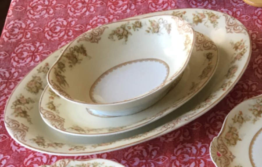OHM113 14" Oval Serving Platter by Hermann Ohme-1