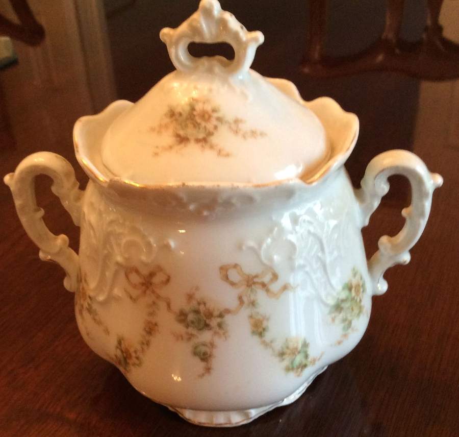 OHM128 Sugar Bowl & Lid by Hermann Ohme-1