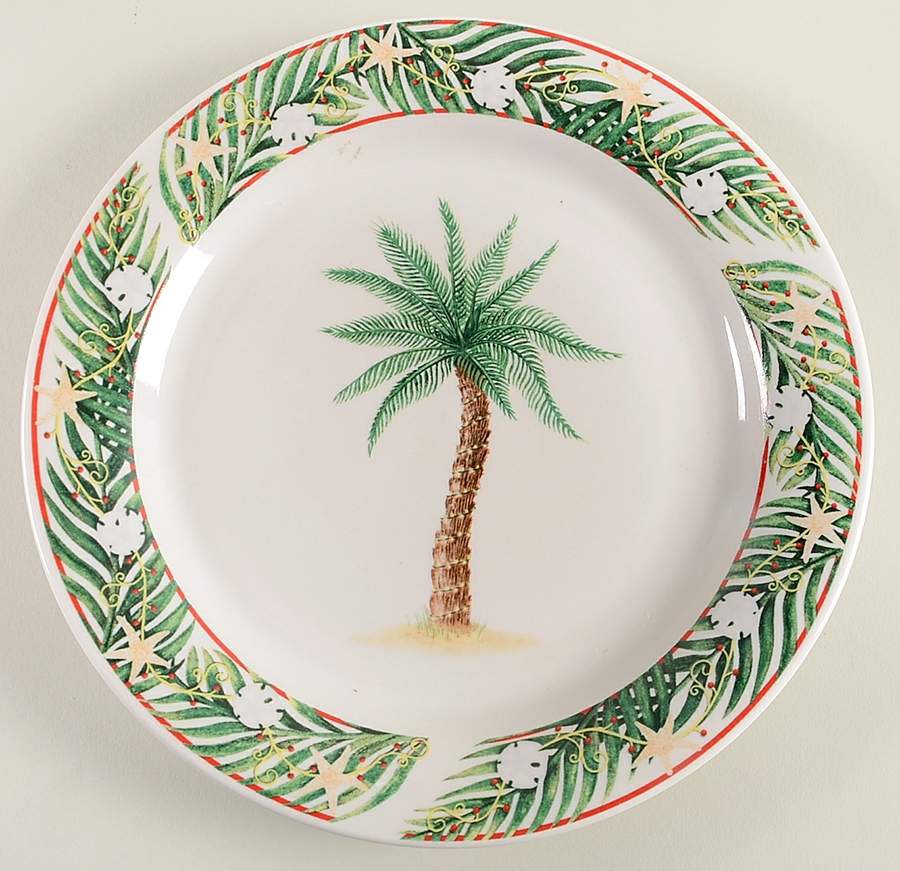 Christmas Palm Dinner Plate by Oneida-1