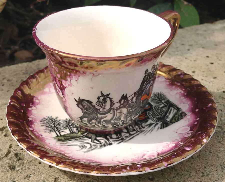 A8565 Flat Cup & Saucer Set by Old Castle-1