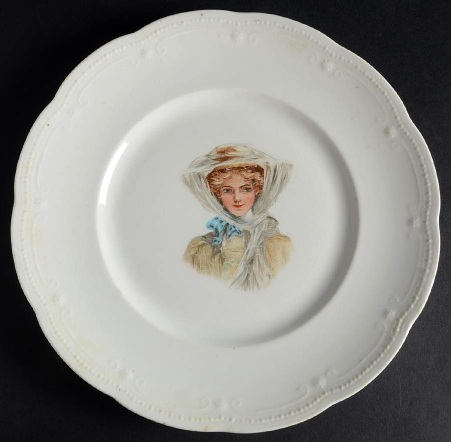 OWE32 Dinner Plate by Edward J Owen China-1