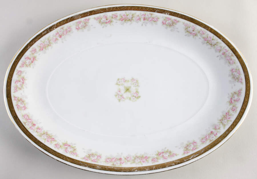 OHM164 17" Oval Serving Platter by Hermann Ohme-1