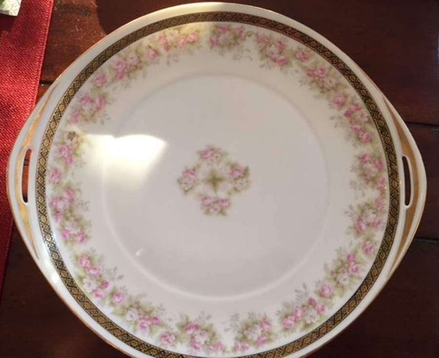 OHM164 Handled Cake Plate by Hermann Ohme-1