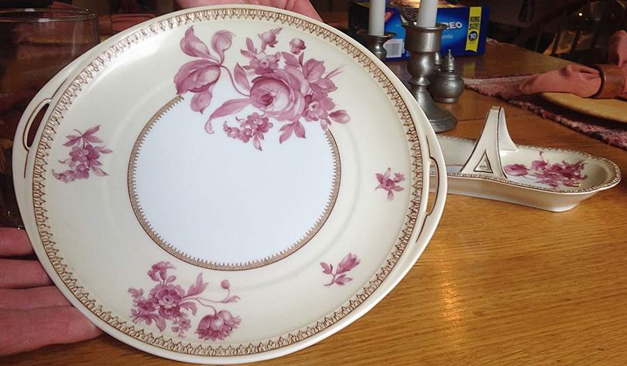 OHM169 Handled Cake Plate by Hermann Ohme-1