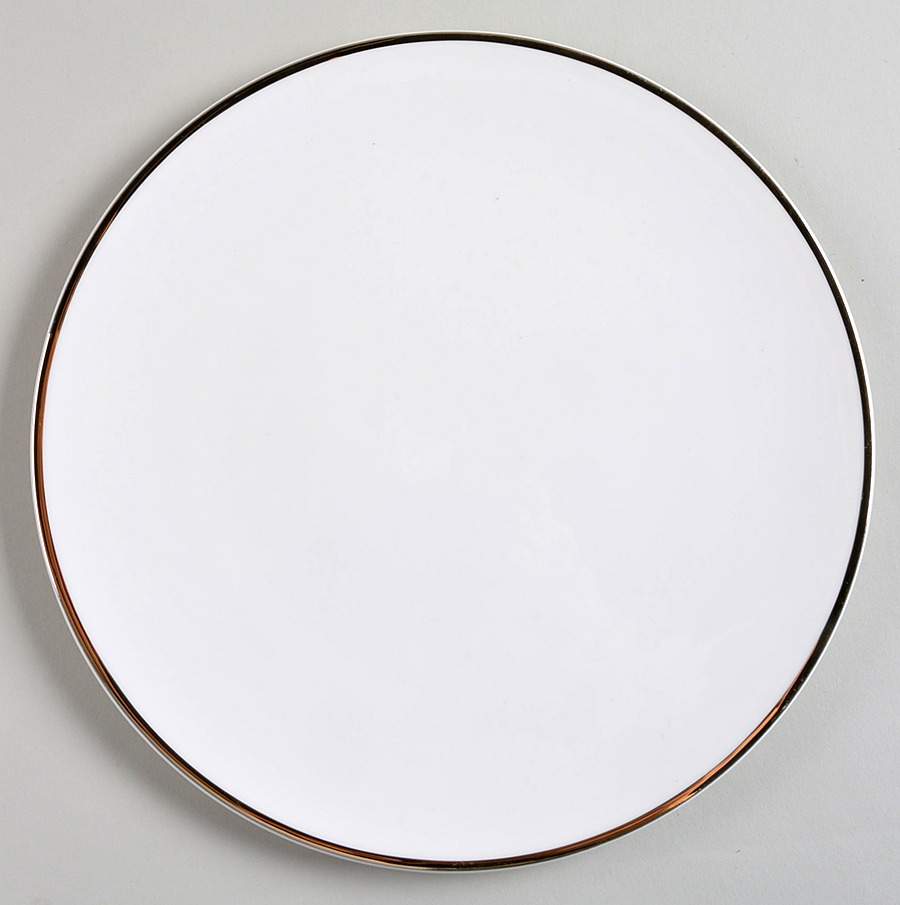 Madison (Gold Trim) Salad Plate by Olivia & Oliver-1