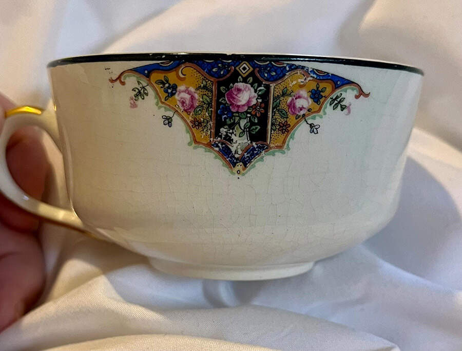 OWE33 Flat Cup by Edward J Owen China-1