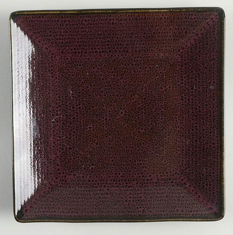 Tremiti Purple Square Appetizer Plate by Oneida-1