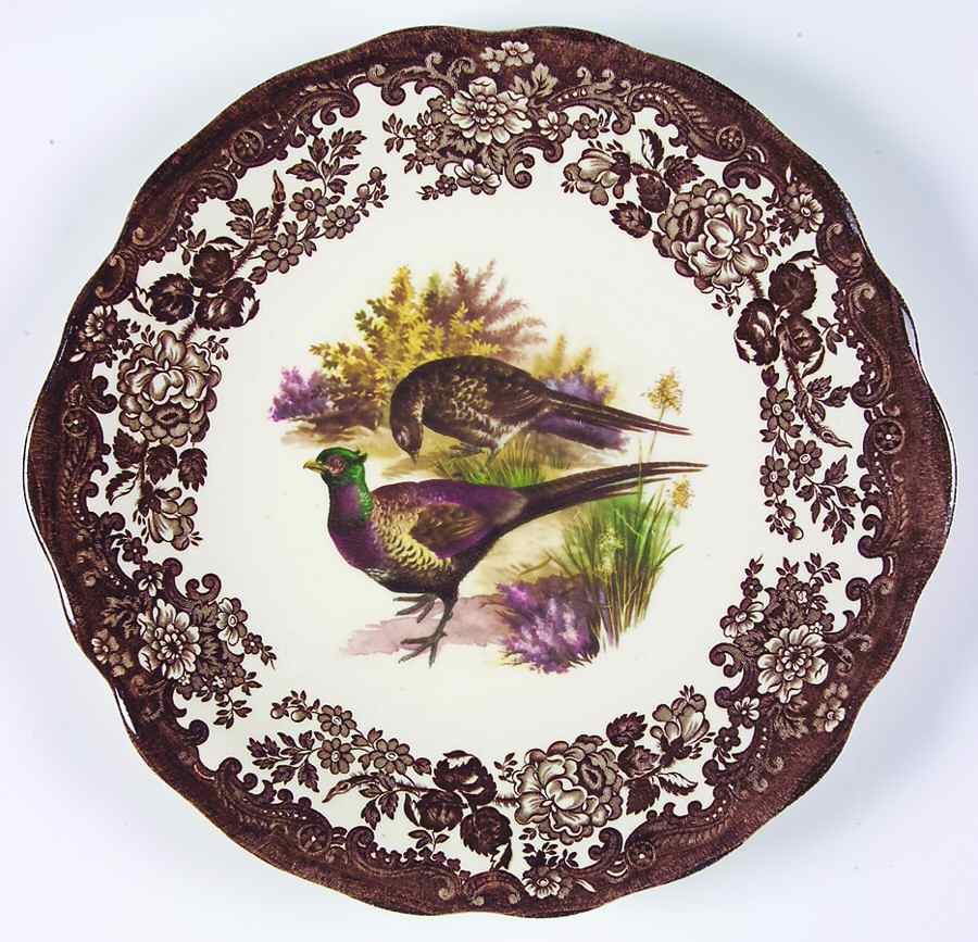 Game Series (Birds) Handled Cake Plate by Palissy-1