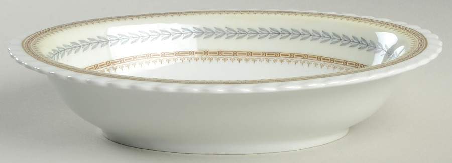 Laurelton 9" Oval Vegetable Bowl by Princess (Bavaria, Czech)-1