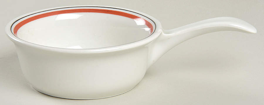 Bistrot Rust Orange Open Butter Sauce by Porcelaine d'Auteuil-1