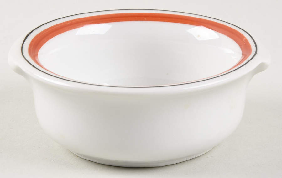 Bistrot Rust Orange Open Butter Sauce by Porcelaine d'Auteuil-1