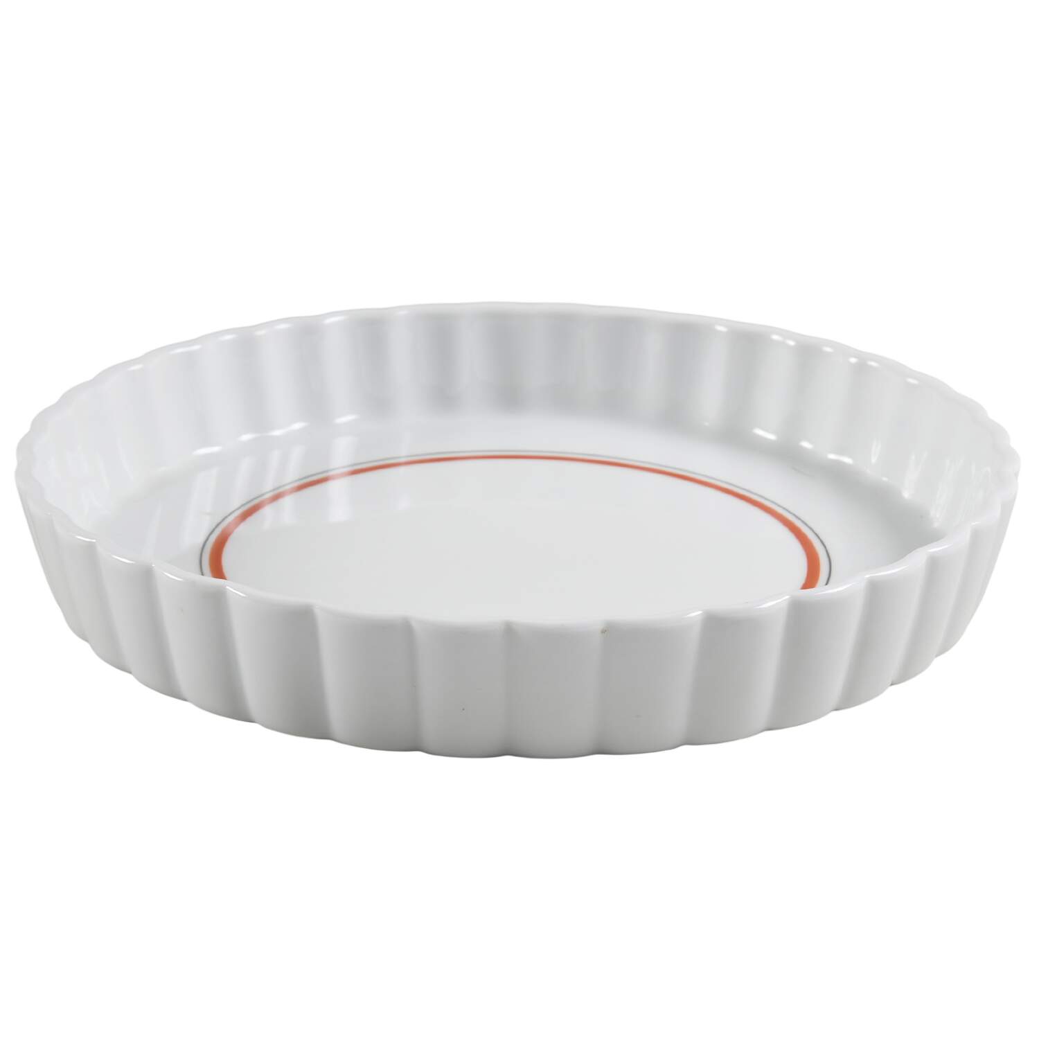 Bistrot Rust Orange 10" Quiche by Porcelaine d'Auteuil-1