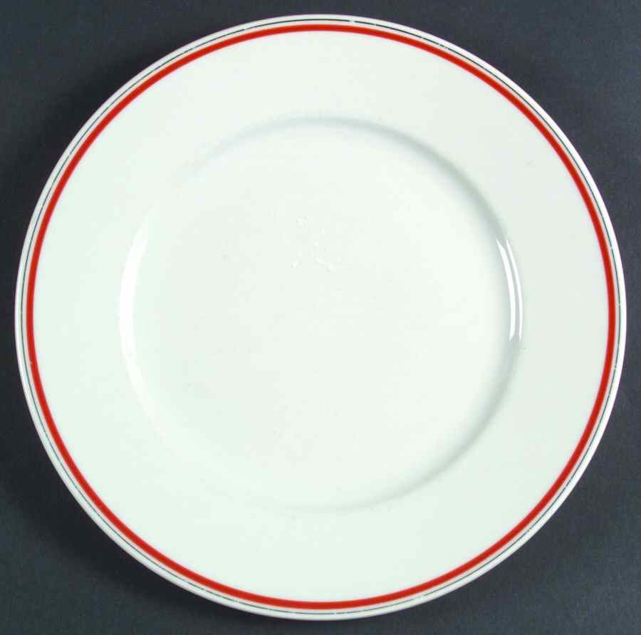 Bistrot Rust Orange Dinner Plate by Porcelaine d'Auteuil-1