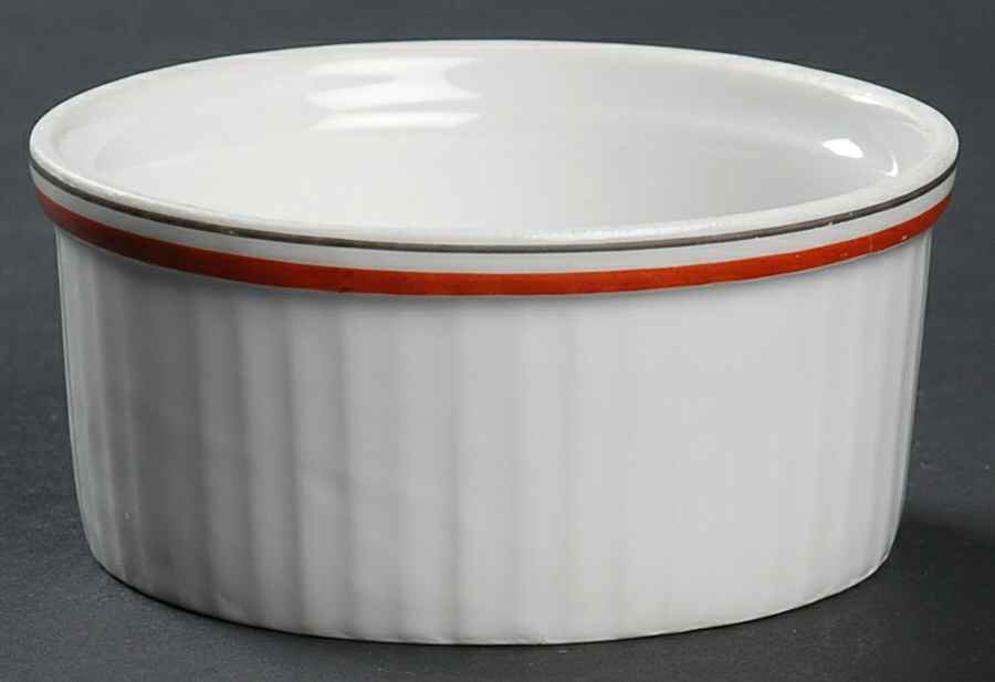 Bistrot Rust Orange Ramekin by Porcelaine d'Auteuil-1