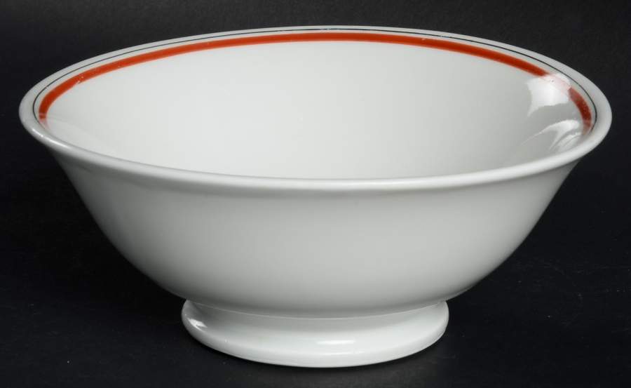 Bistrot Rust Orange Individual Salad Bowl by Porcelaine d'Auteuil-1