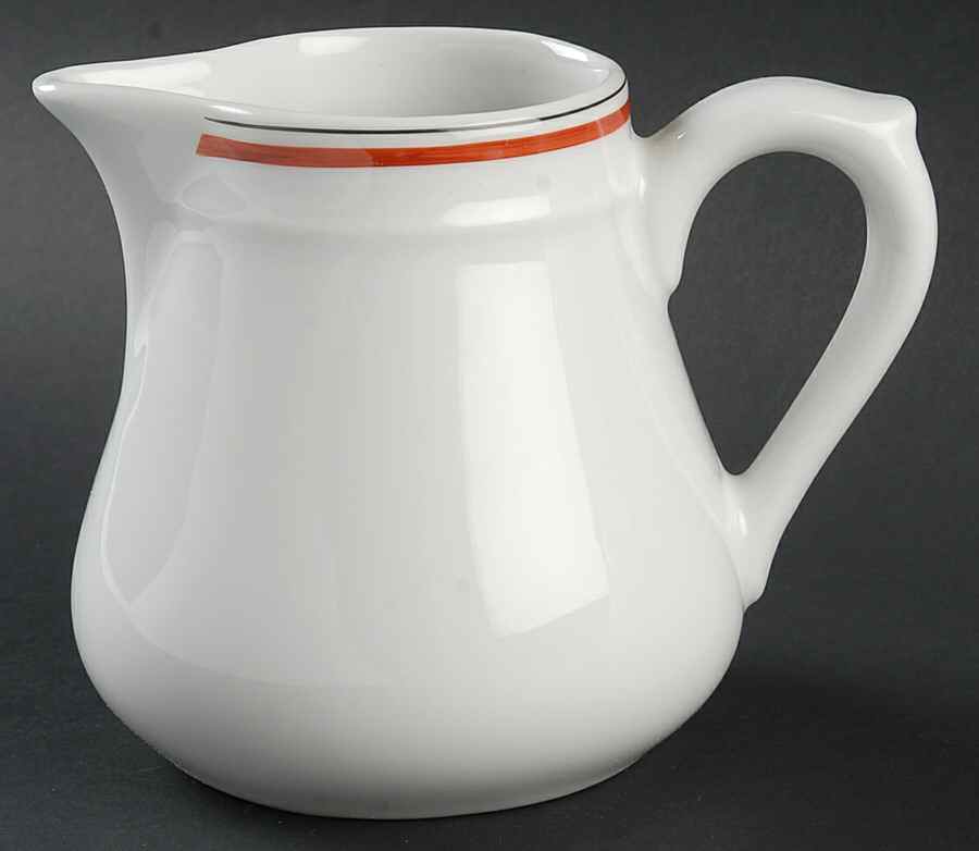 Bistrot Rust Orange 24 Oz Pitcher by Porcelaine d'Auteuil-1