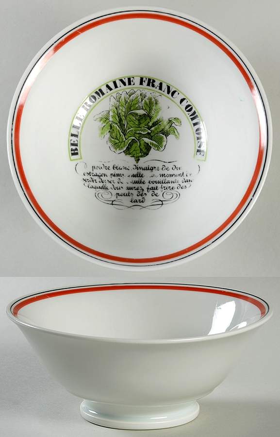 Bistrot Rust Orange Individual Salad Bowl by Porcelaine d'Auteuil-1