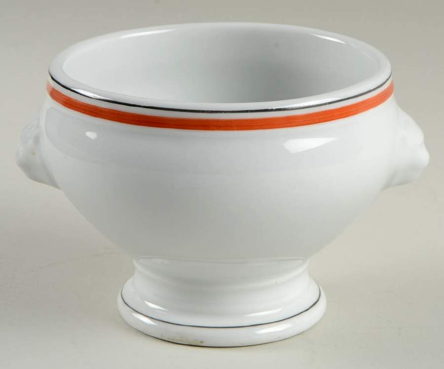 Bistrot Rust Orange Individual Salad Bowl by Porcelaine d'Auteuil-1