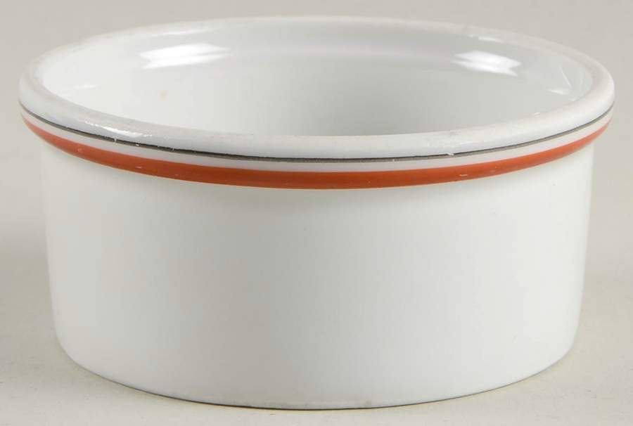 Bistrot Rust Orange Ramekin by Porcelaine d'Auteuil-1