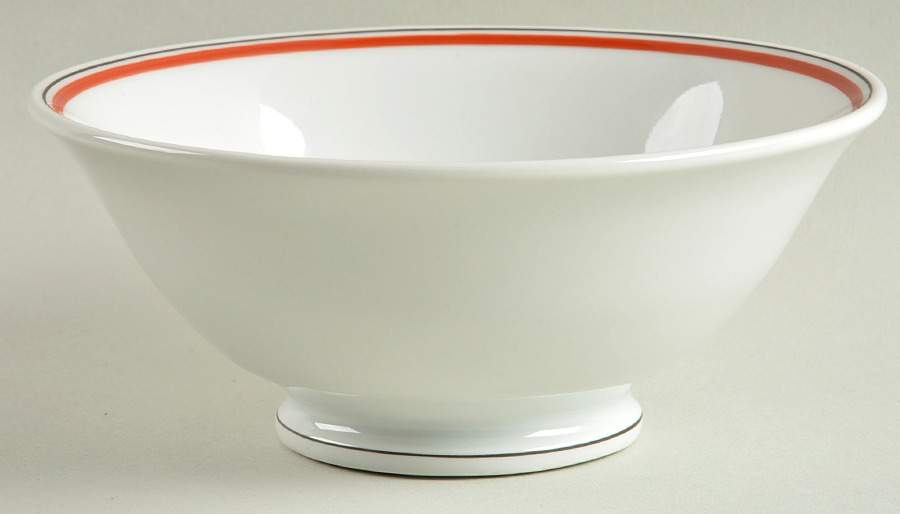 Bistrot Rust Orange Individual Salad Bowl by Porcelaine d'Auteuil-1