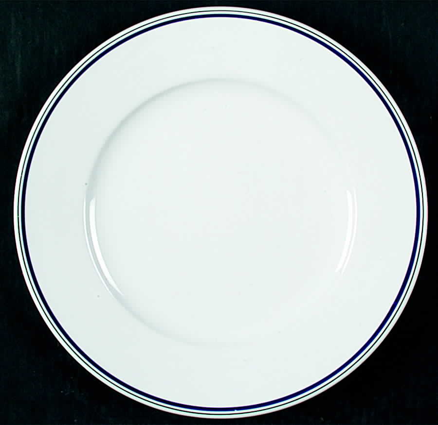 Marine Dinner Plate by Porcelaine d'Auteuil-1