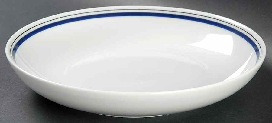 Marine Coupe Soup Bowl by Porcelaine d'Auteuil-1