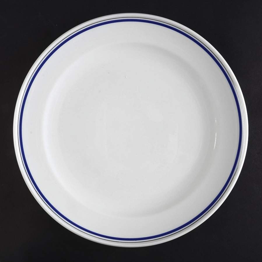 Marine Dinner Plate by Porcelaine d'Auteuil-1