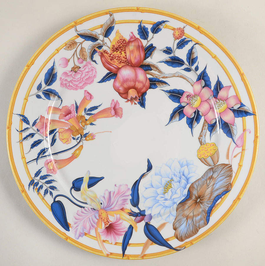 Aurore Tropicale Service Plate (Charger) by Porcelaine De Paris-1