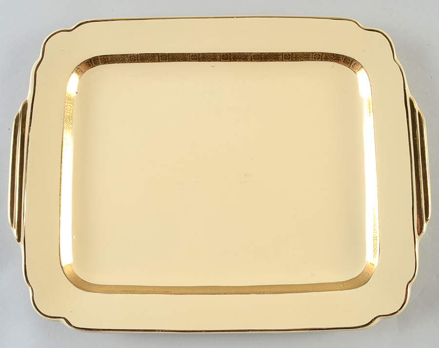Royal Gold 13" Oval Serving Platter by Pearl China -1