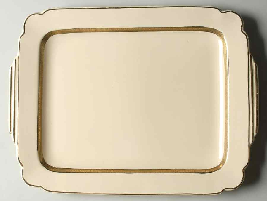 Royal Gold 15" Oval Serving Platter by Pearl China -1