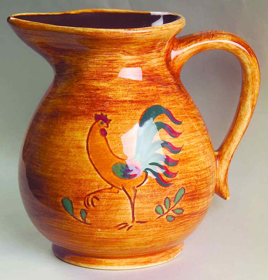 Red Rooster 32 Oz Pitcher by Pennsbury-1