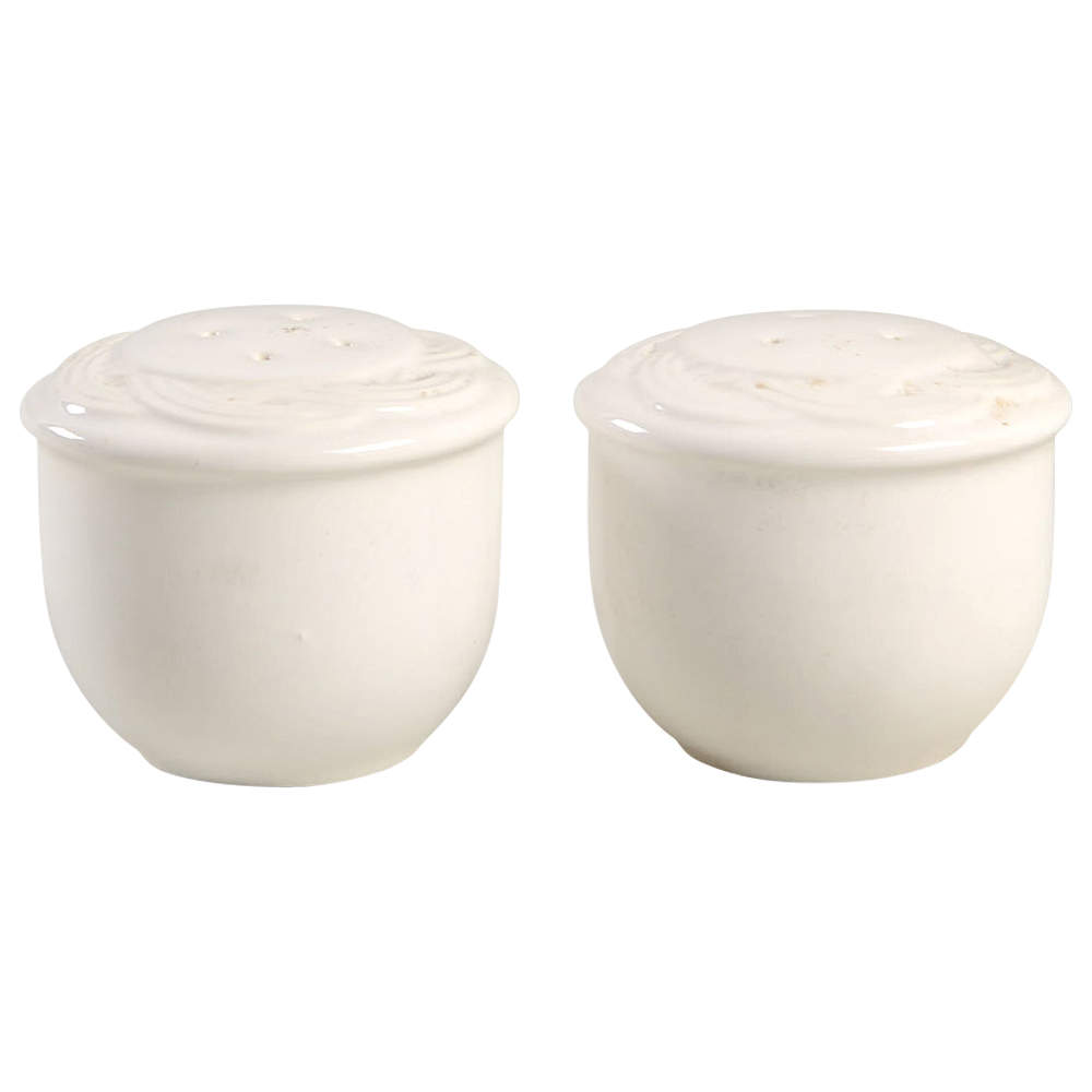 Acadia White Salt & Pepper Set by Pfaltzgraff-1