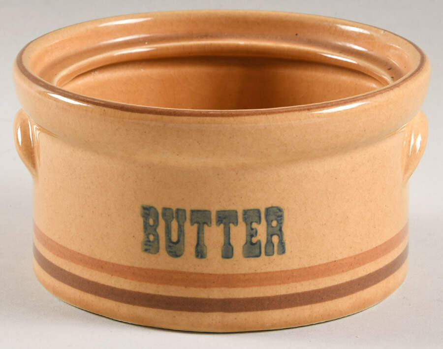 America (Discontinued 1989) Butter Tub No Lid by Pfaltzgraff-1